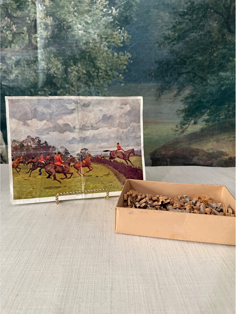 Kingsbridge Handcut Wood Draw Puzzle in Box
